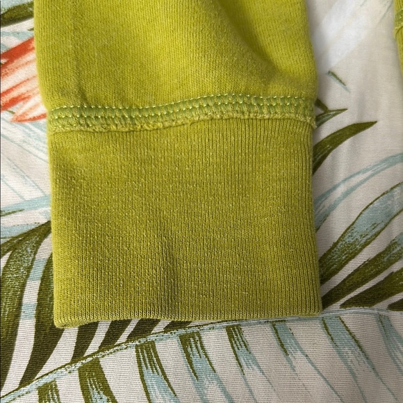 Hollister Lime Hoodie with Floral Embroidery - Picture 5 of 6